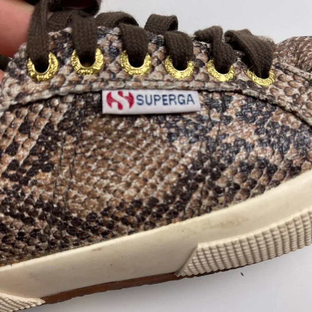 Superga 2750 Synth Snake Shoes Women’s Size 9 EU 40  Casual Sneakers - Picture 10 of 10
